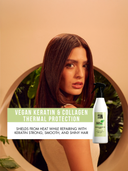 Protector térmico de queratina vegana