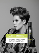 Laca flexible para el cabello