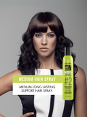 Laca para cabello de intensidad media