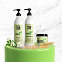 Vegan Keratin & Collagen 3 Piece- Set β Shampoo + Conditioner 33.8oz Each + Recharge Hair Mask 17.60oz β Deep Hydration, Strength & Softness