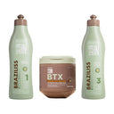 Braziliss 3-Piece Set: Clarifying Shampoo + BTX Mask + Intensive Mask - Salon In Recamier