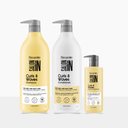 Curls & Waves 3-Piece Set: Shampoo + Conditioner 33.8 fl oz + Leave-On Treatment 10.1 fl oz - Imagen Nueva - Salon In Recamier
