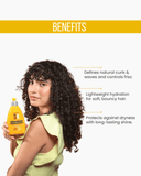 Curls & Waves Leave-On Treatment 10.1 fl oz | Definition, Hydration & Frizz Control | Salt-Free, Paraben-Free, Cruelty-Free 10.1.fl.oz. - Salon In Recamier