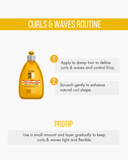 Curls & Waves Leave-On Treatment 10.1 fl oz | Definition, Hydration & Frizz Control | Salt-Free, Paraben-Free, Cruelty-Free 10.1.fl.oz. - Salon In Recamier