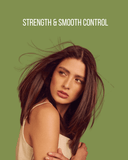 Keratin Ultra Force 3-Piece Set: Shampoo + Conditioner 10.1 fl each + Serum 2.87 fl oz | Strength & Repair with Keratin & Argan Oil | Salt-Free, Cruelty-Free | For Damaged or Weak Hair 10.1.fl.oz. - Salon In Recamier