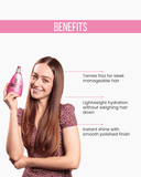 Liss Control Leave On Treatment | Smoothness, Hydration & Frizz Control | With Lychee Extract, Silk Protein & Keratin | Lightweight, Non-Greasy | For All Hair Types 10.1.fl.oz. - Salon In Recamier