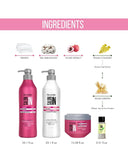 Set Liss Control Shampoo + Conditioner + Treatment + Vegan Nano Shot - Salon In Recamier
