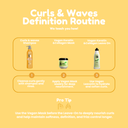 Mother's Set: Curls & Waves Shampoo & Leave On + Vegan Keratin Deep Treatment Mask – Professional hair care by Salon In Recam