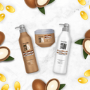 Hydra Repair 3-Piece Set: Shampoo + Conditioner 33.8 fl oz each + Deep Mask 10.58 oz | Hydration & Restoration with Argan Oil & 11 Amino Acids | Salt-Free, Cruelty-Free – For Extremely Damaged & Dry Hair 33.8.fl.oz. - Salon In Recamier