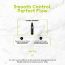 Flexible Hair Spray | Intensive treatment for extremely dry and damaged hair | Plant based ingredients 9.5.fl.oz. - Salon In Recamier