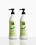 Vegan Keratin & Collagen 2-Piece Set: Shampoo + Conditioner 33.8 fl oz each 33.8 fl.oz. - Salon In Recamier