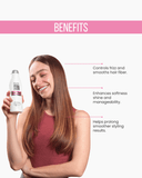 Liss Control Conditioner 10.1 fl oz | Smoothness, Frizz Control & Hydration | With Lychee Extract, Silk Protein & Keratin | Salt-Free, Cruelty-Free 10.1.fl.oz. - Salon In Recamier