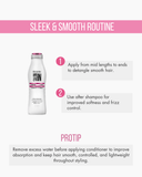 Liss Control Conditioner 10.1 fl oz | Smoothness, Frizz Control & Hydration | With Lychee Extract, Silk Protein & Keratin | Salt-Free, Cruelty-Free 10.1.fl.oz. - Salon In Recamier