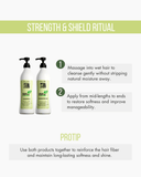 Vegan Keratin & Collagen 2-Piece Set: Shampoo + Conditioner 33.8 fl oz each 33.8 fl.oz. - Salon In Recamier