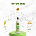 Vegan Keratin & Collagen Leave On 17.6oz | Hydration, Strength & Shine | Salt-Free, Paraben-Free, Silicone-Free, Cruelty-Free 17.6 oz. - Salon In Recamier