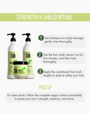 Vegan Keratin & Collagen - Shampoo + Conditioner & Hair Mask Set