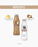 Hydra Repair 2-Piece Set: Shampoo + Conditioner 10.01 fl.oz each | Hydration & Restoration with Argan Oil & 11 Amino Acids | Salt-Free, Cruelty-Free – For Extremely Damaged & Dry Hair 10.1.fl.oz. - Salon In Recamier