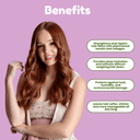 Vegan Keratin & Collagen Leave On 17.6oz | Hydration, Strength & Shine | Salt-Free, Paraben-Free, Silicone-Free, Cruelty-Free 17.6 oz. - Salon In Recamier