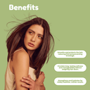 Keratin Ultra Force Leave-On Treatment 10.1 fl oz / 300 mL | Strength, Repair & Shine with Argan Oil & Keratin | Lightweight, Non-Greasy, Cruelty-Free 10.1.fl.oz. - Salon In Recamier
