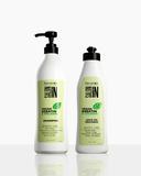 Vegan Keratin & Collagen 2-Piece Set: Shampoo 33.8 fl oz + Leave-On Treatment 17.64 fl oz 17.6 oz. - Salon In Recamier