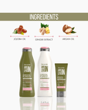 Green Forest 3-Piece Set: Shampoo + Conditioner 10.1 fl oz + Treatment 8.45 fl oz 10.1.fl.oz. - Salon In Recamier