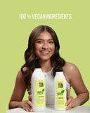 Vegan Keratin & Collagen 2-Piece Set: Shampoo 33.8 fl oz + Leave-On Treatment 17.64 fl oz 17.6 oz. - Salon In Recamier
