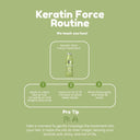 Keratin Ultra Force Treatment 10.1 fl oz | Deep Repair & Hydration with Keratin & Argan Oil | Salt-Free, Sulfate-Free, Cruelty-Free, Vegan | For Damaged & Fragile Hair 10.1.fl.oz. - Salon In Recamier