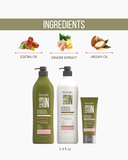 Green Forest 3-Piece Set: Shampoo + Conditioner 33.8 fl oz + Treatment 8.45 fl oz 33.8fl.oz - Salon In Recamier