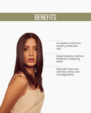 Green Forest 3-Piece Set: Shampoo + Conditioner 33.8 fl oz + Treatment 8.45 fl oz 33.8fl.oz - Salon In Recamier