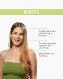 Vegan Keratin & Collagen 3-Piece Set: Shampoo 33.8 fl oz + Leave-On Treatment 10.1 fl oz + Thermal Protector 10.1 fl oz 17.6 oz. - Salon In Recamier