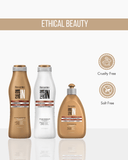 Hydra Repair 3-Piece Set: Shampoo + Conditioner 10.01 fl oz + Leave-On Treatment 10.01 fl oz | Hydration with Argan Oil & 11 Amino Acids | Salt-Free 10.1.fl.oz. - Salon In Recamier
