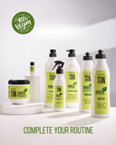 Vegan Keratin & Collagen 3-Piece Set: Shampoo 33.8 fl oz + Leave-On Treatment 10.1 fl oz + Thermal Protector 10.1 fl oz 17.6 oz. - Salon In Recamier