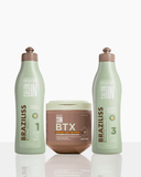 Braziliss 3-Piece Set: Clarifying Shampoo + BTX Mask + Intensive Mask - Salon In Recamier