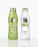 Keratin Ultra Force 2-Piece Set: Shampoo + Conditioner 10.01 fl each | Strength & Repair with Keratin & Argan Oil | Salt-Free, Cruelty-Free | For Damaged or Weak Hair 10.1.fl.oz. - Salon In Recamier