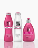 Liss Control 3-Piece Set: Shampoo + Conditioner 10.1 fl oz + Leave-On Treatment 10.1 fl oz | Frizz Control with Lychee Extract, Silk Protein & Keratin | Salt-Free 10.1.fl.oz. - Salon In Recamier