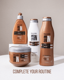 Hydra Repair 3-Piece Set: Shampoo + Conditioner 33.8 fl oz + Leave-On Treatment 10.1 oz | Hydration with Argan Oil & 11 Amino Acids | Salt-Free 33.8.fl.oz. - Salon In Recamier