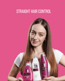 Liss Control 3-Piece Set: Shampoo + Conditioner 10.1 fl oz + Leave-On Treatment 10.1 fl oz | Frizz Control with Lychee Extract, Silk Protein & Keratin | Salt-Free 10.1.fl.oz. - Salon In Recamier