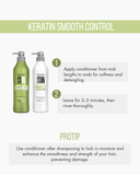 Keratin Ultra Force 2-Piece Set: Shampoo + Conditioner 33.8 fl each | Strength & Repair with Keratin & Argan Oil | Salt-Free, Cruelty-Free | For Damaged or Weak Hair 33.8.fl.oz. - Salon In Recamier