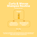 Curls & Waves Shampoo 10.1 fl oz | Gentle Cleanse, Hydration & Curl Definition | Salt-Free, Paraben-Free, Cruelty-Free 33.8.fl.oz. - Salon In Recamier