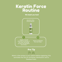 Keratin Ultra Force Serum | Shine, Repair & Heat Protection with Argan, Macadamia & Pracaxi Oils | Lightweight, Non-Greasy, Cruelty-Free 2.87.fl.oz. - Salon In Recamier