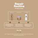 Hydra Repair 3-Piece Set: Shampoo + Conditioner 33.8 fl oz each + Deep Mask 10.58 oz | Hydration & Restoration with Argan Oil & 11 Amino Acids | Salt-Free, Cruelty-Free – For Extremely Damaged & Dry Hair 33.8.fl.oz. - Salon In Recamier