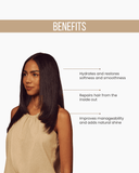 Hydra Repair 3-Piece Set: Shampoo + Conditioner 10.01 fl oz + Deep Mask 10.58 oz | Hydration with Argan Oil & 11 Amino Acids | Salt-Free 10.1.fl.oz. - Salon In Recamier
