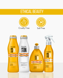 Ritual de rizos y ondas voluminosas y definidas | Kit de 4-Piezas | Tañamo Grande (33.8 fl oz)