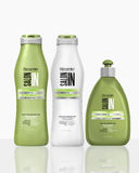 Keratin Ultra Force 3-Piece Set – Shampoo + Conditioner + Leave On Treatment | Strength & Repair with Keratin & Argan Oil | Salt-Free, Cruelty-Free | For Damaged or Weak Hair 10.1.fl.oz. - Salon In Recamier