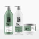 Keratin Ultra Force 3-Piece Set: Shampoo + Conditioner 33.8 fl oz + Deep Treatment Mask 10.5 fl oz - Imagen Nueva - Salon In Recamier