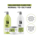 Green Forest 3-Piece Set: Shampoo + Conditioner 33.8 fl oz + Deep Treatment 10.5 oz - Salon In Recamier