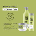 Green Forest 3-Piece Set: Shampoo + Conditioner 33.8 fl oz + Deep Treatment 10.5 oz - Salon In Recamier
