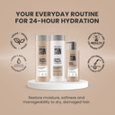 Hydra Repair 3-Piece Set: Shampoo + Conditioner 10.1 fl oz + Leave-In Treatment 10.1 fl oz - Salon In Recamier