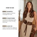 Hydra Repair 3-Piece Set: Shampoo + Conditioner 10.1 fl oz + Leave-In Treatment 10.1 fl oz - Salon In Recamier