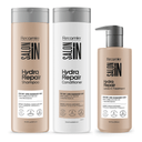 Hydra Repair 3-Piece Set: Shampoo + Conditioner 10.1 fl oz + Leave-In Treatment 10.1 fl oz - Salon In Recamier